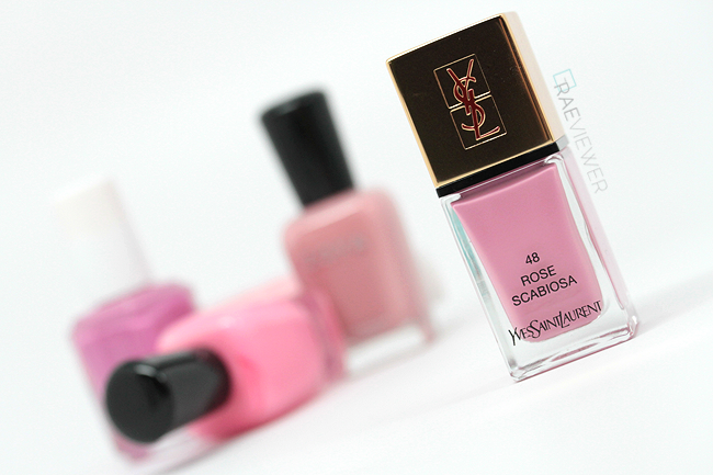 the raeviewer - a premier blog for skin care and cosmetics from an  esthetician's point of view: YSL La Laque Couture in Rose Scabiosa #48 Nail  Polish Review, Photos, Swatches