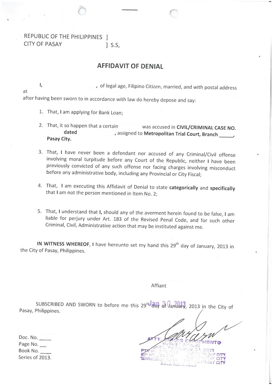 loan offer letter template
