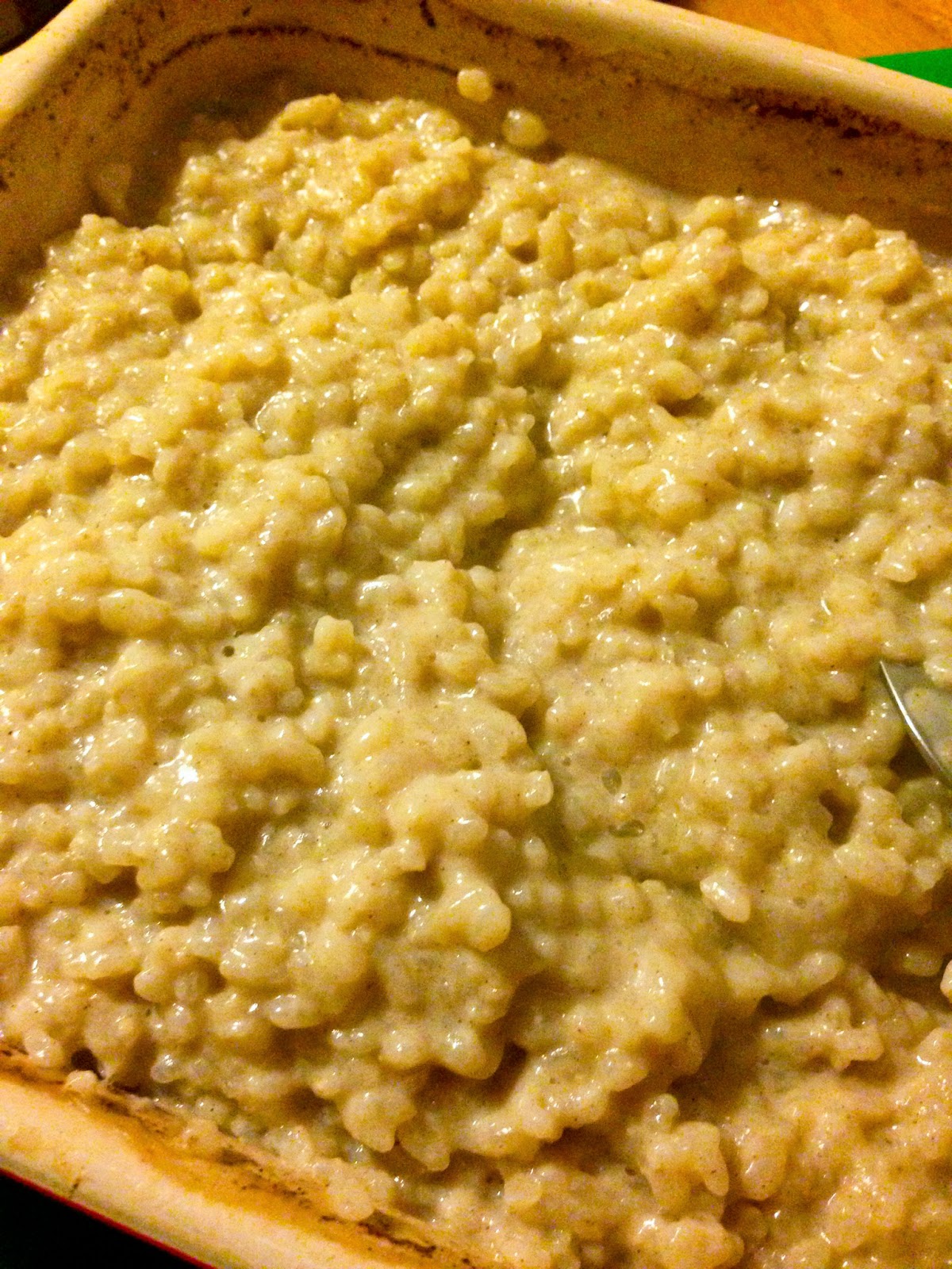 Good gobble! Black Soya Milk Rice Pudding