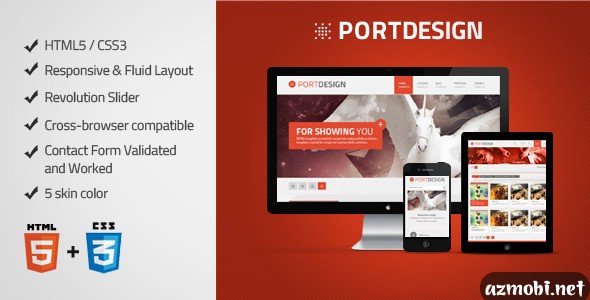 Portdesign - Responsive HTML5 Template