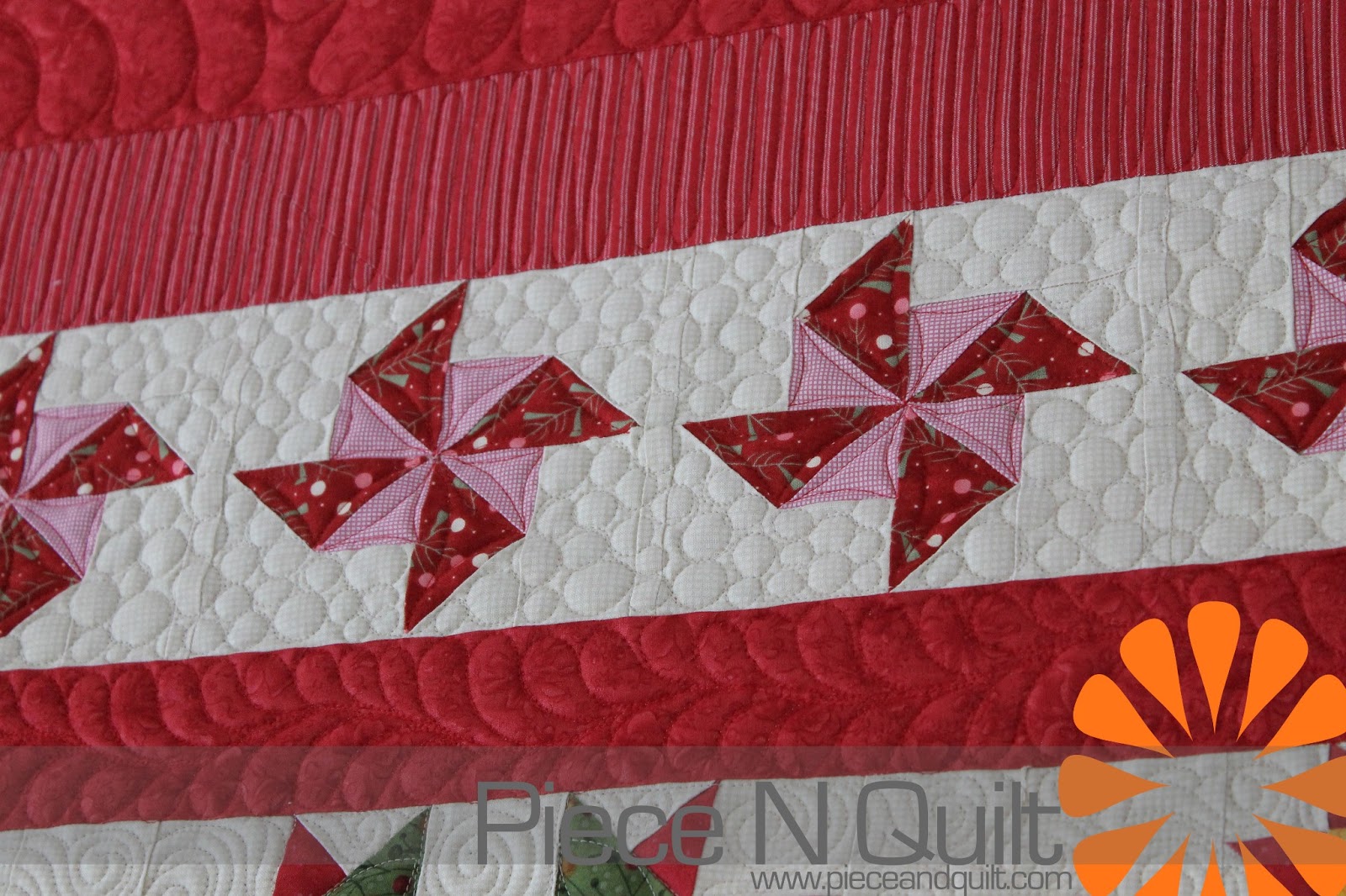 Piece N Quilt: Christmas Row Quilt