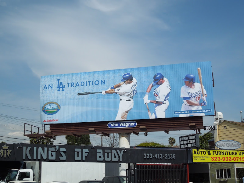 Dodgers LA Tradition billboard