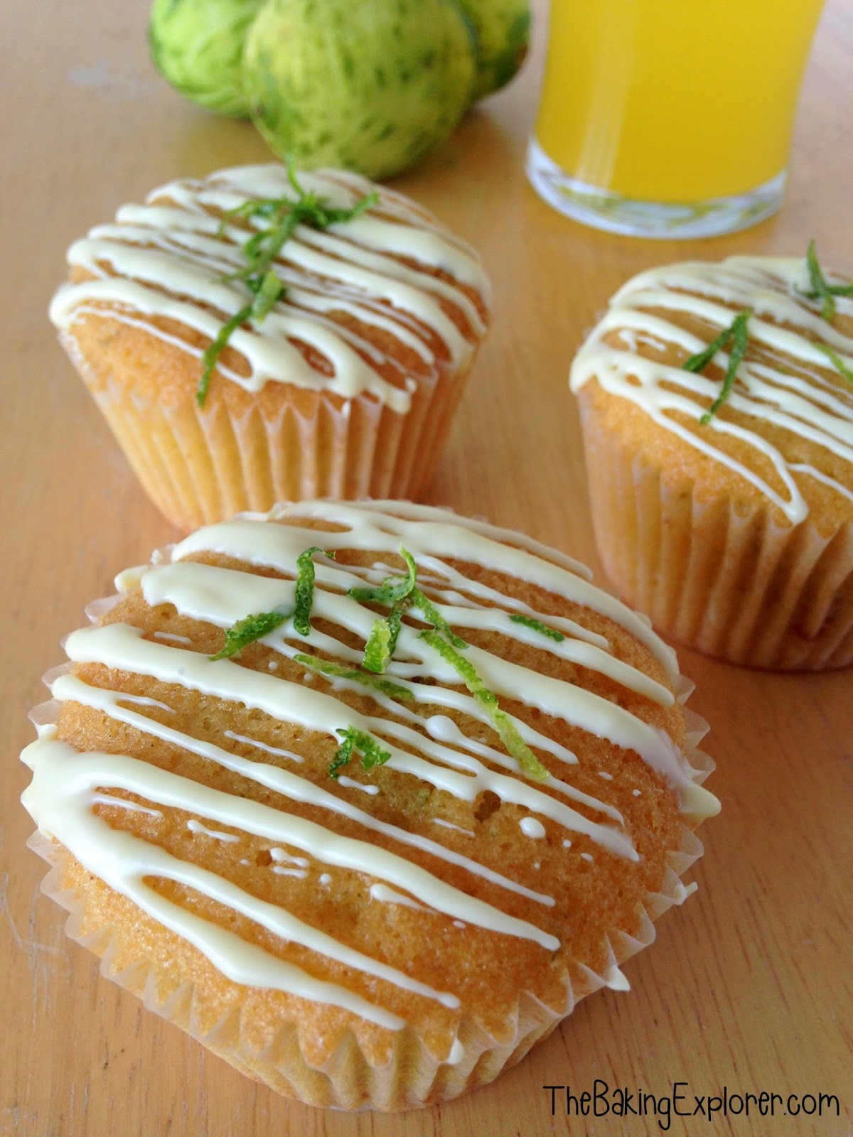 Mango & Lime Muffins The Baking Explorer