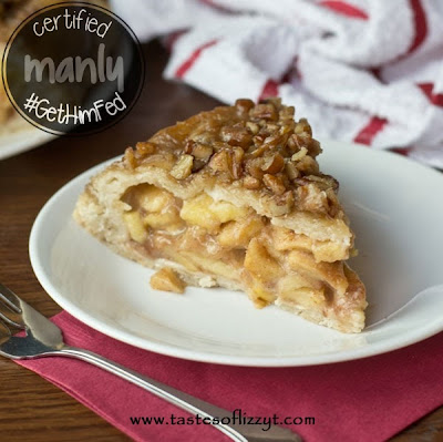 Upside Down Apple Dumpling Pie for #GetHimFed from Tastes of Lizzy T on www.anyonita-nibbles.com