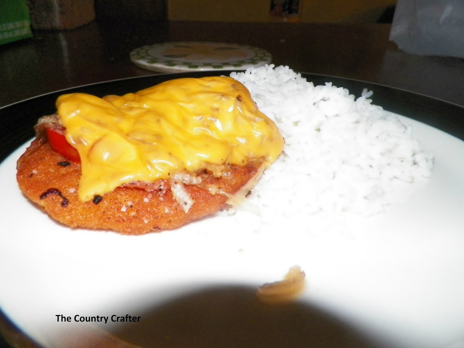 The Country Crafter Morphine Hangover Chicken Patty Dinner