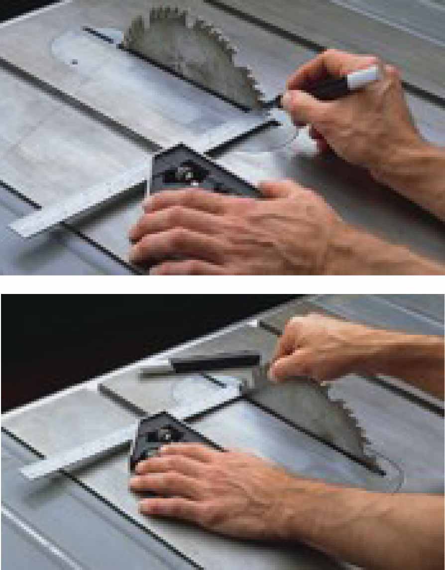 home garden plan store Checking Table Saw Blade Alignment