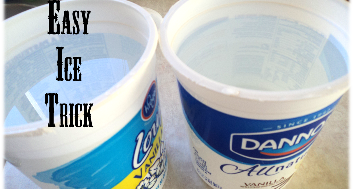 On Mommying Way cool trick for making ice...