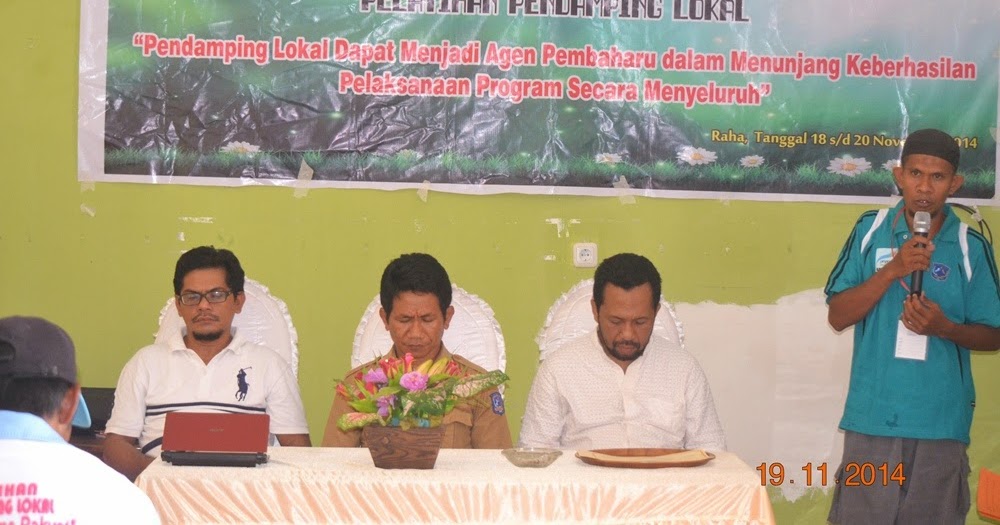 Pelatihan Pendamping Lokal PL ~ PNPM-MPd Kab.Muna