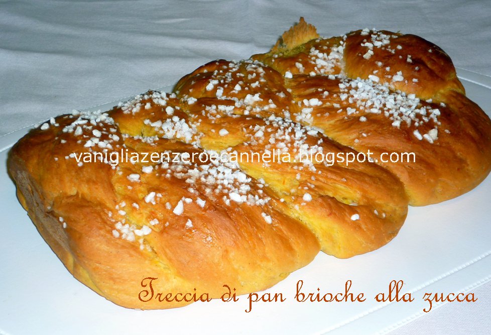 Treccia di pan brioche alla zucca Il bistrot di Valeria