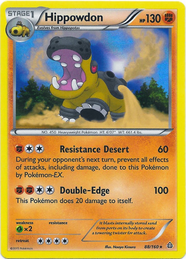 Hippowdon Primal Clash Pokemon Card Review PrimetimePokemon's Blog