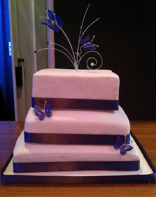 My first wedding cake!!!