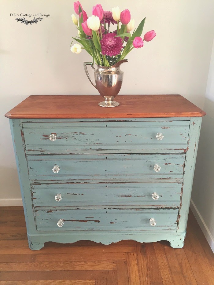 D.D.'s Cottage and Design Dresser in Milk Paint