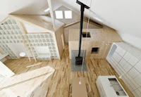 Sapporo Wooden House Design with a Timber Exterior and an Interior Divided By a Series of Wooden Sapporo Wooden House Design with a Timber Exterior and an Interior Divided By a Series of Wooden