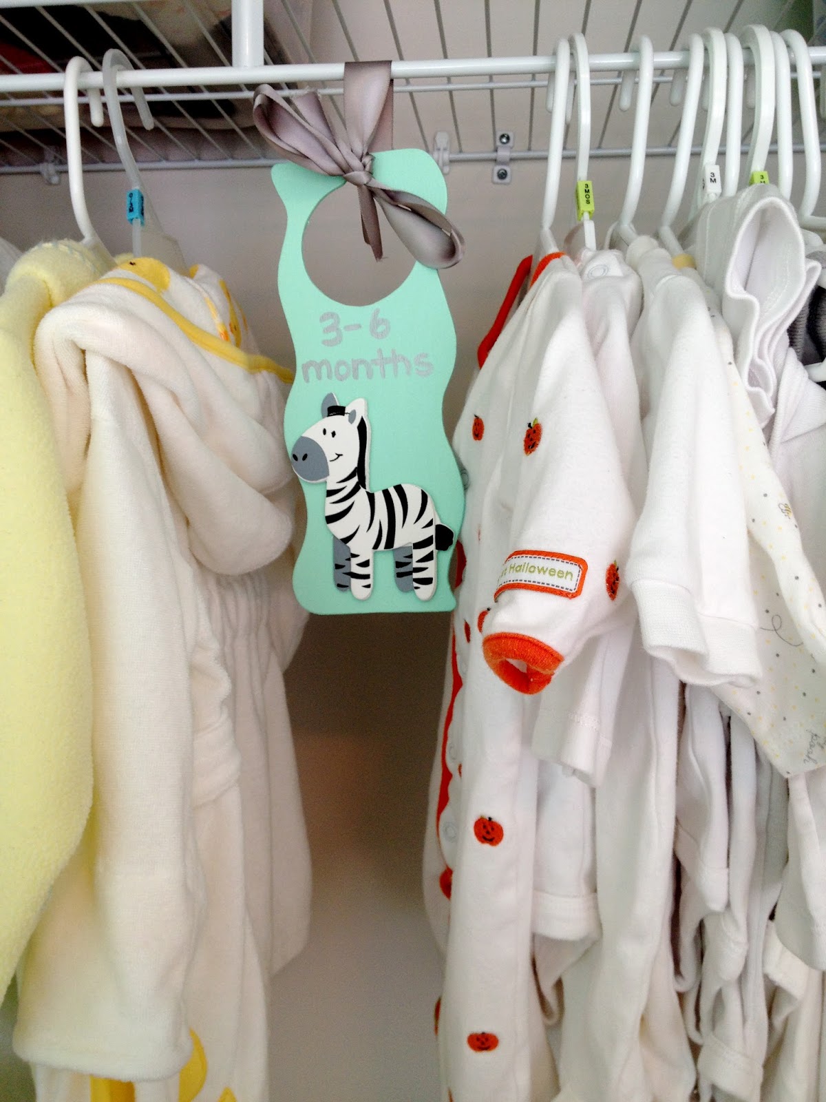 Gray Notes 35weeks... baby clothes dividers