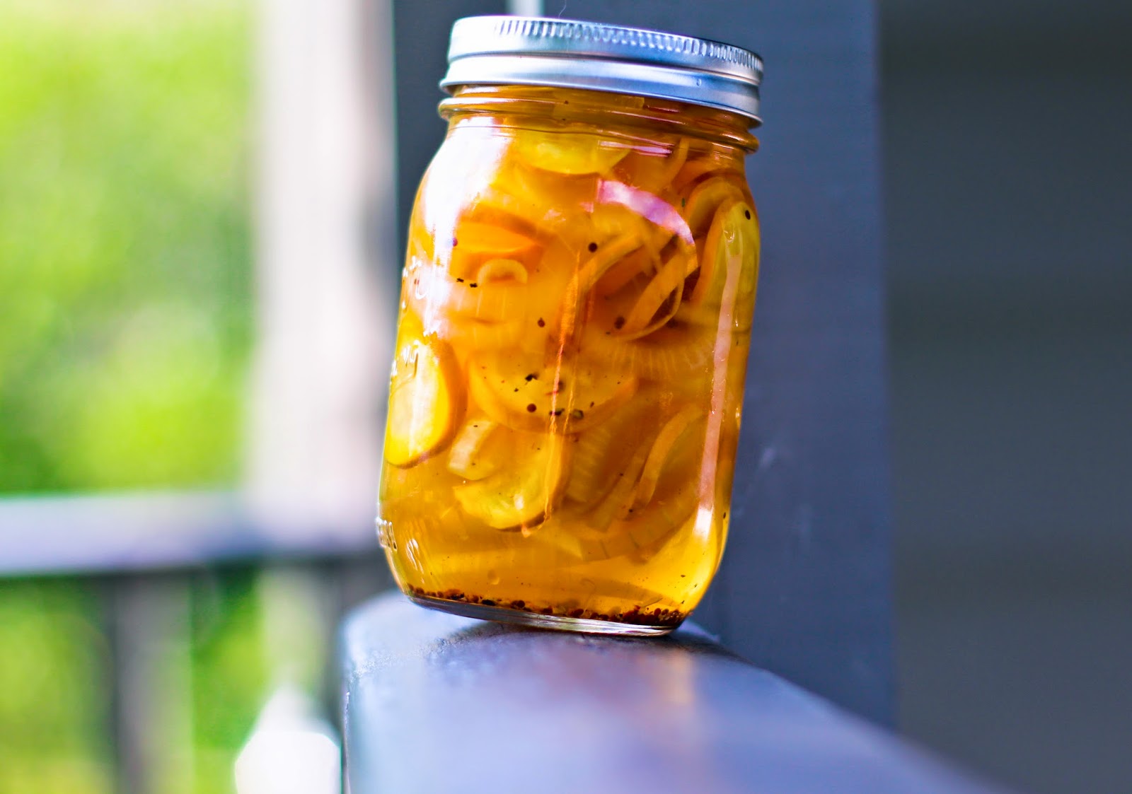 My Weekend's Cooked Creole Pickled Squash A Perfect Summer Topping