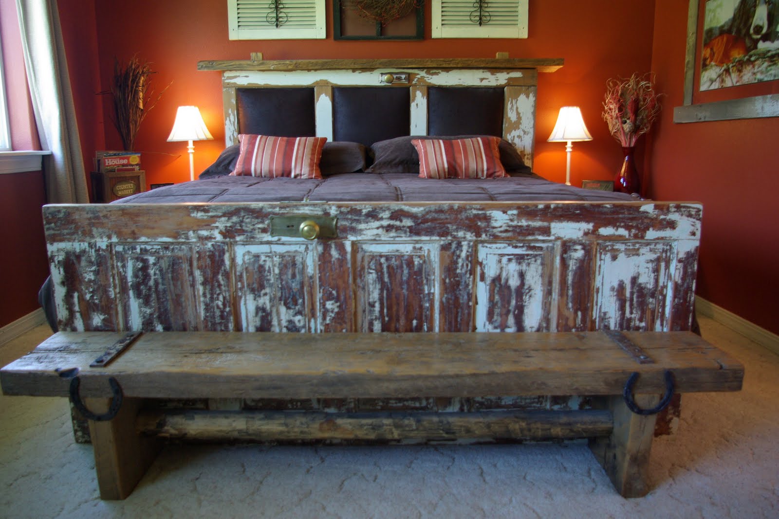 Reclaimed Rustics Vintage Door Headboard/Foot Board