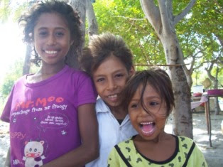 Crianças na ilha de Ataúro