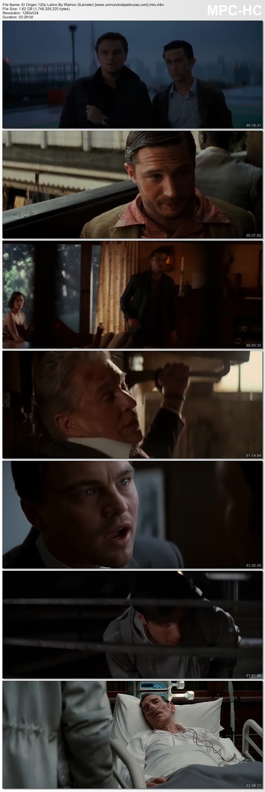 Capturas de la película.