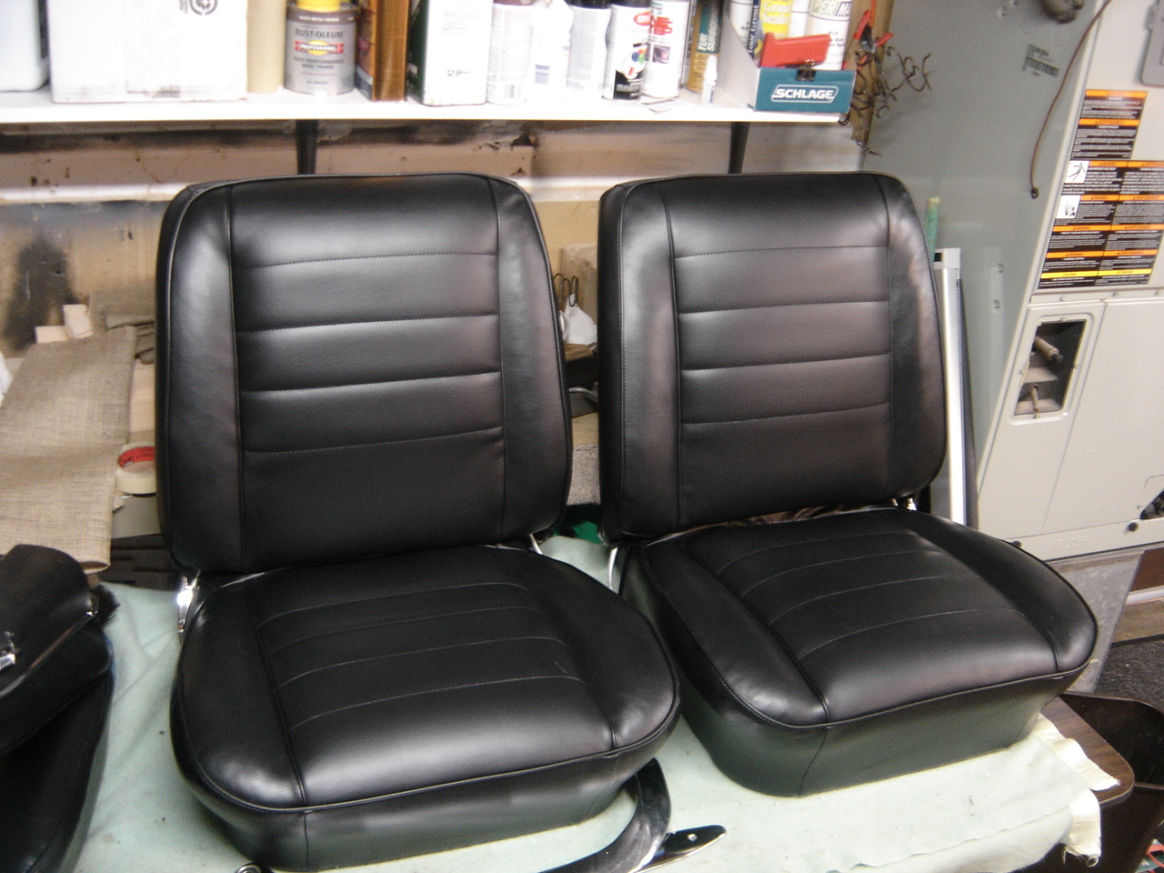 1965 Chevelle Bucket seats & rear seat restoration Classic Seat
