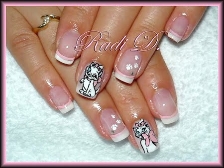 Disney Nail Art - Cat