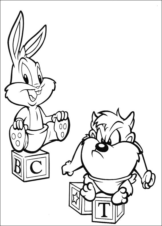 Baby Looney Tunes Coloring Pages Baby Looney Tunes Coloring Pages