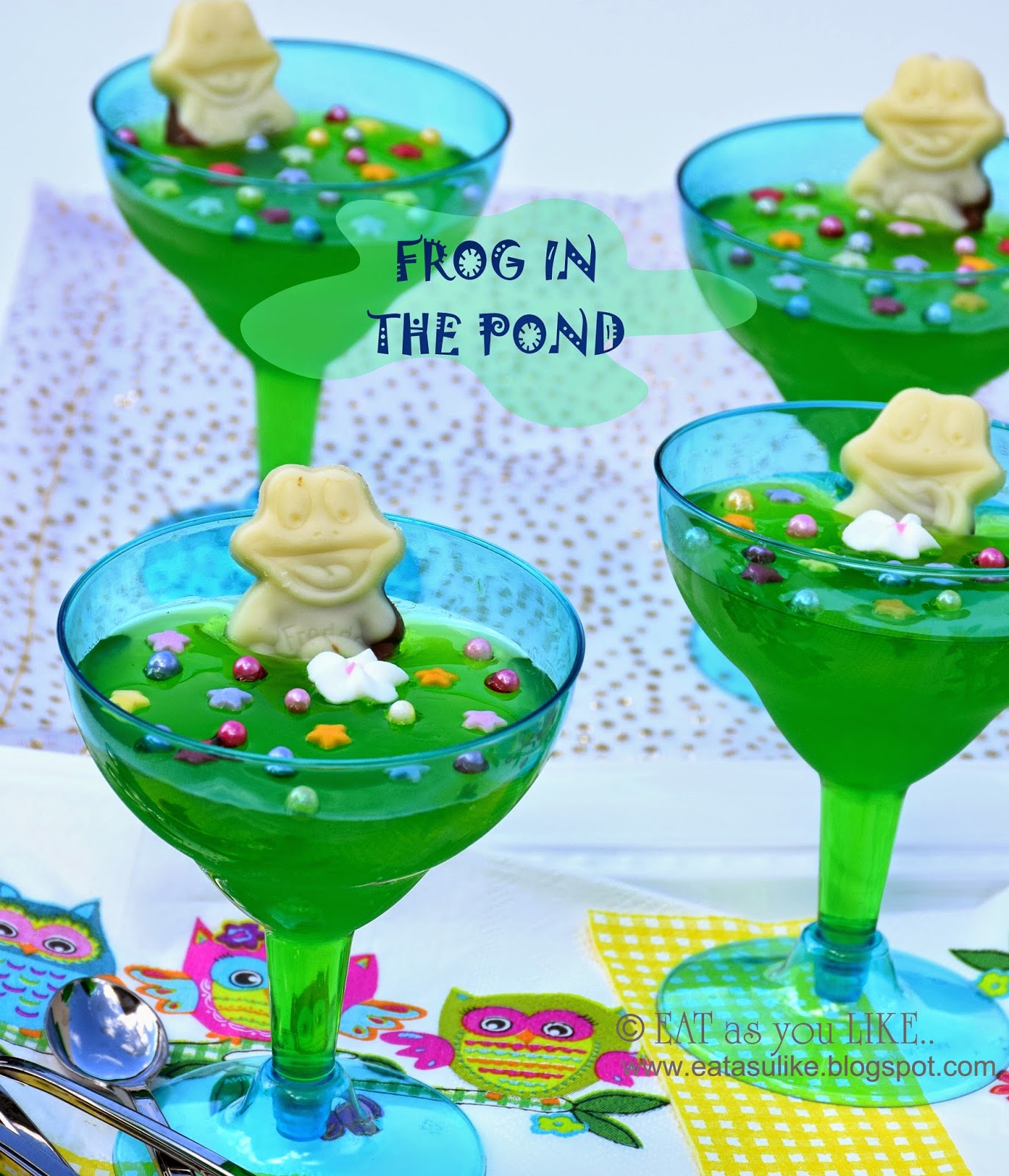 Eat as you Like FROG IN THE POND JELLY