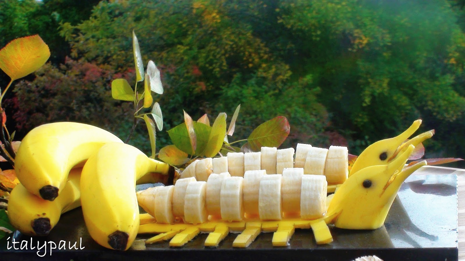 Josephine's Recipes How to Make Banana Decoration Banana Art Fruit