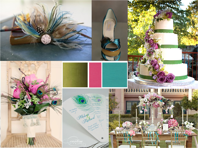 Feathered With Delight - Greens, Blues and Pinks {Color Board #2}