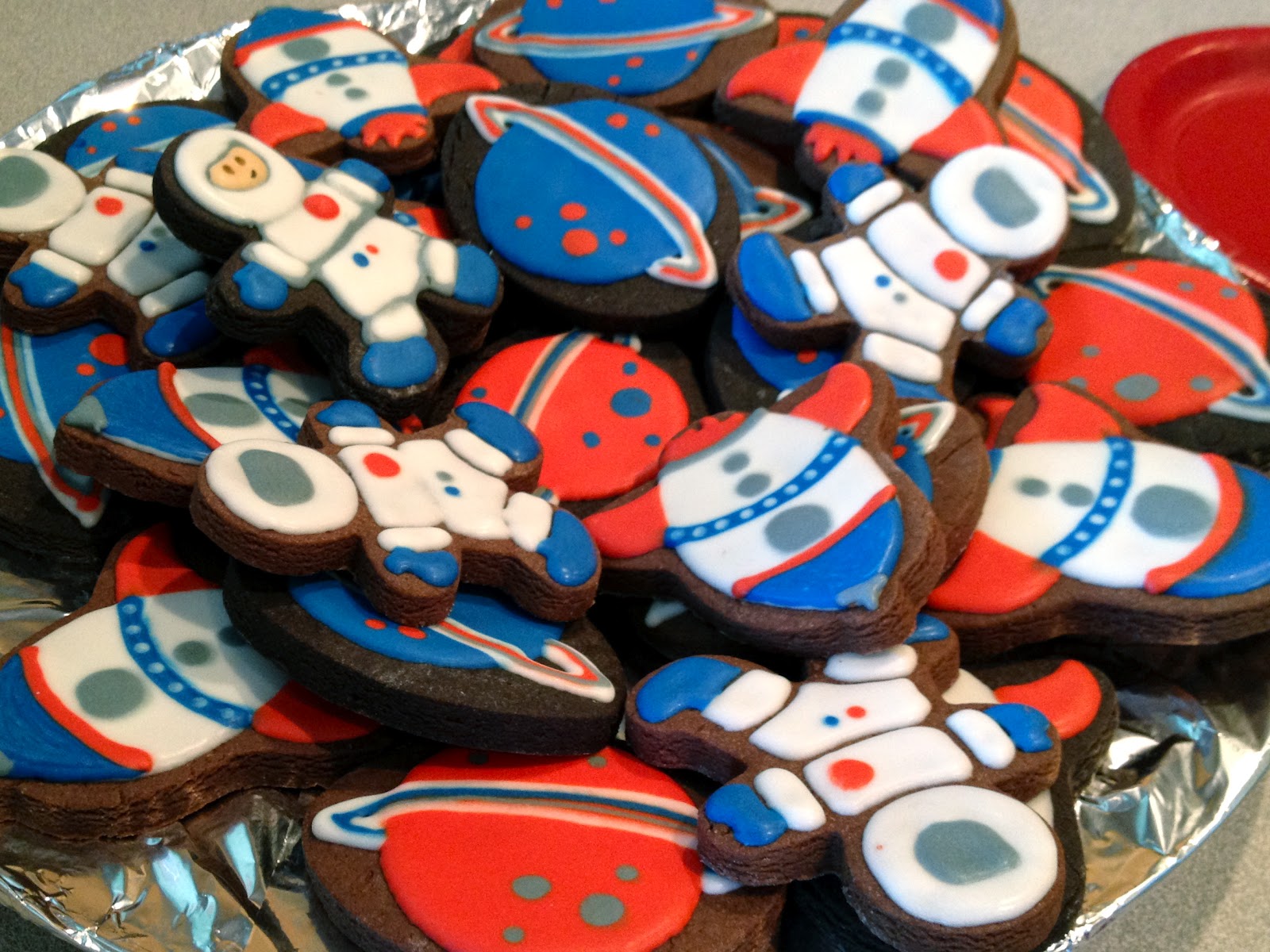 space shuttle cookies