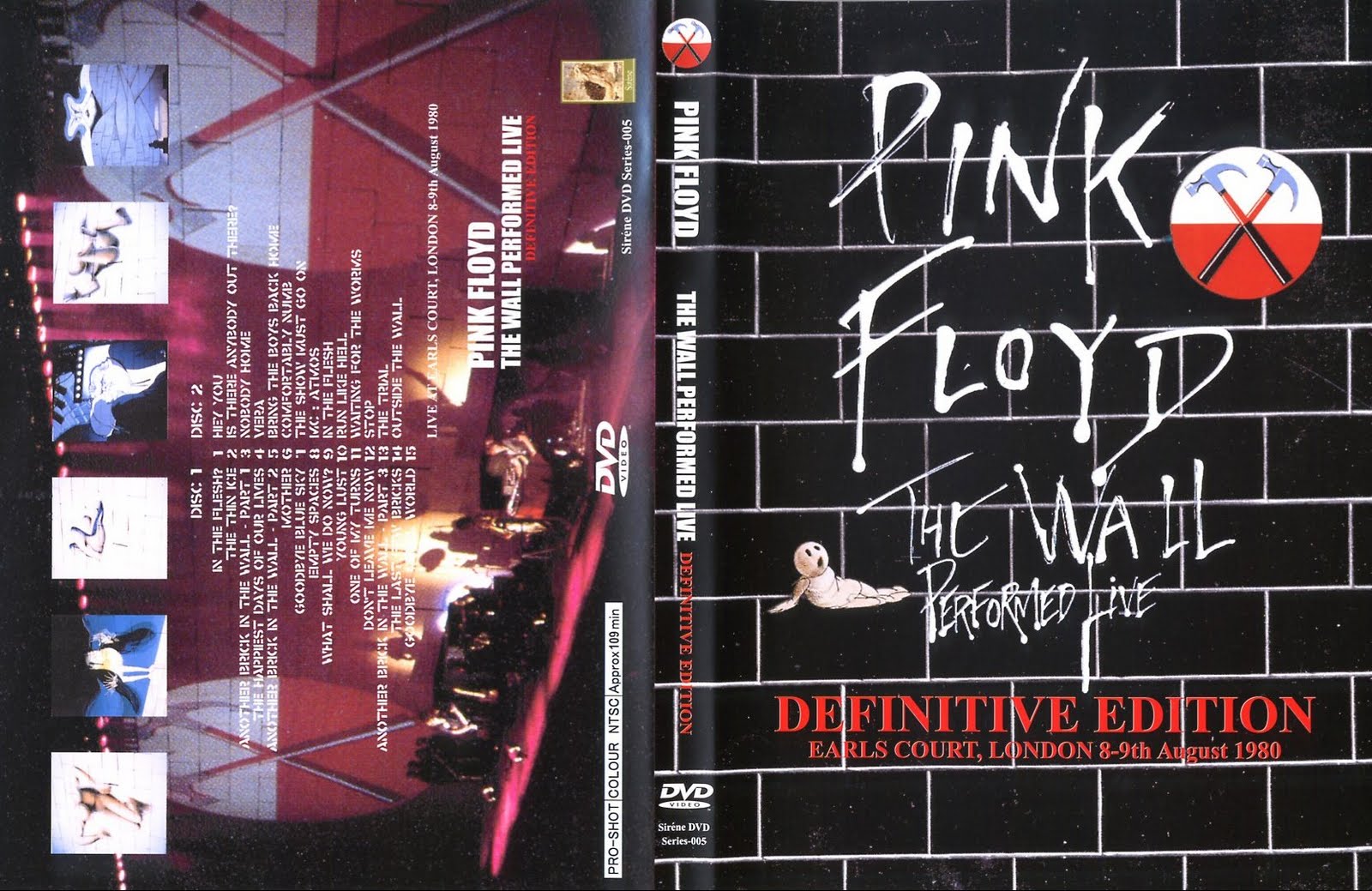 DVDS BOOTLEG RAREZ PINK FLOYD EARL'S COURT 1980
