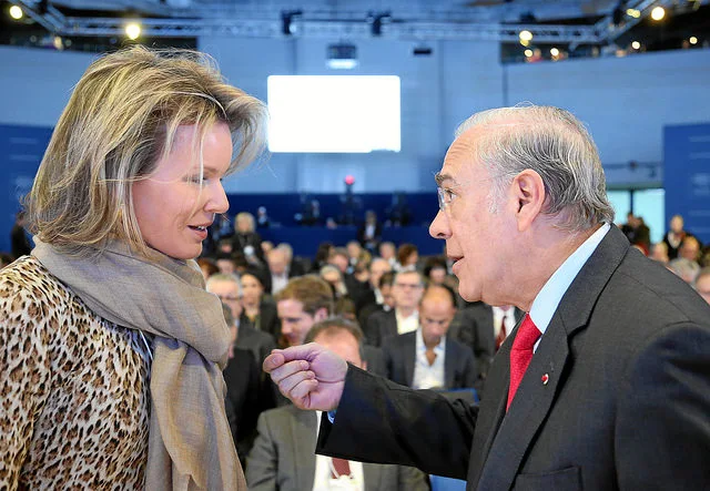 King Philippe and Queen Mathilde - World Economic Forum - Davos - Switzerland