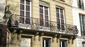 Balcon du 68 quai des Orfèvres à Paris