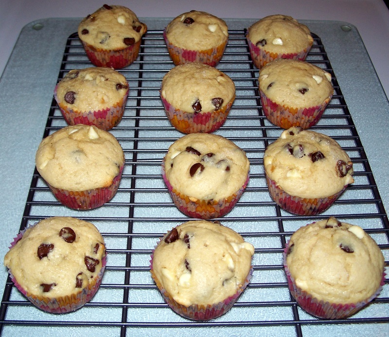 The Tiny Tyrant's Kitchen Chocolate Chip Buttermilk Muffins