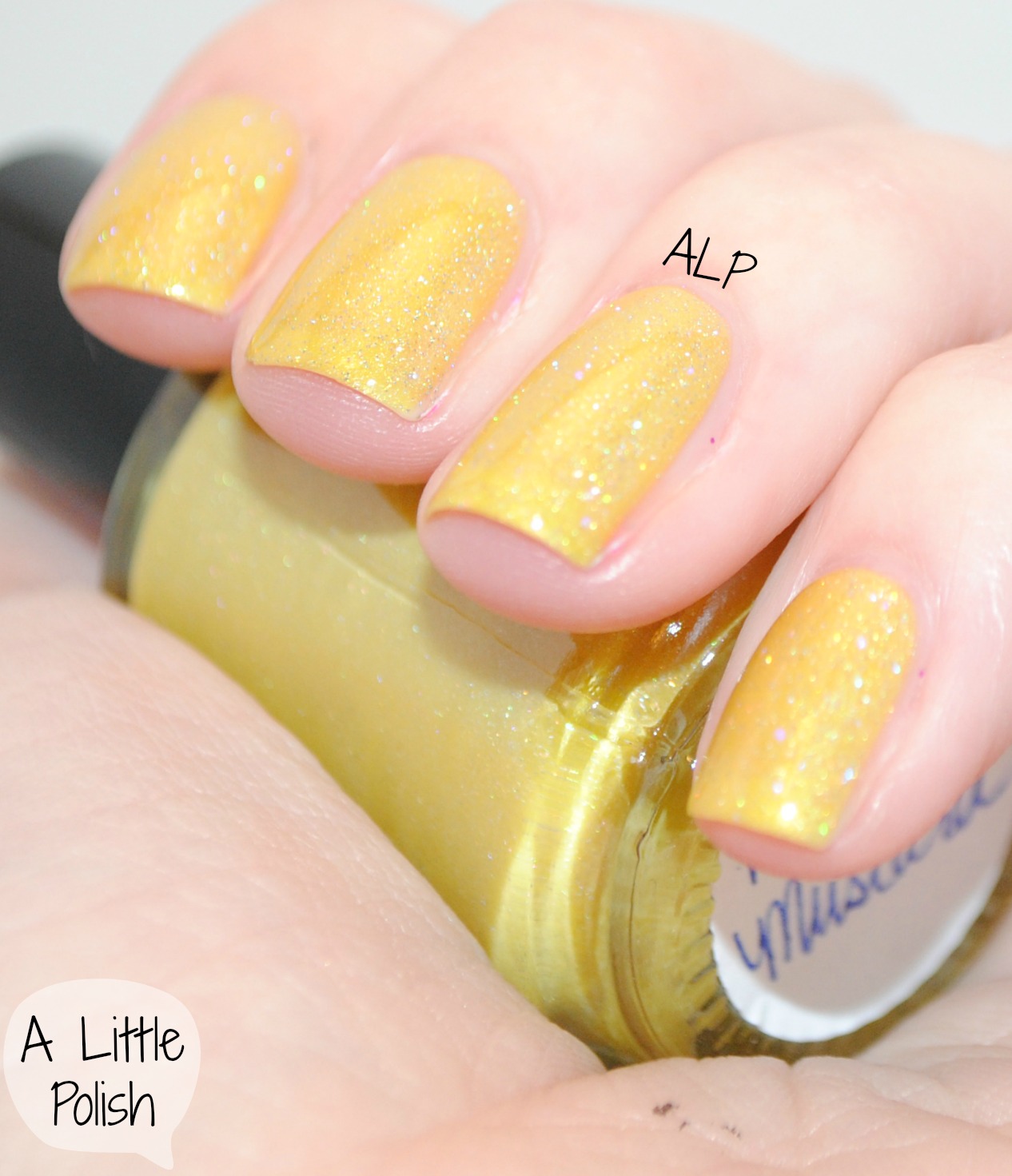 A Little Polish Liquid Lacquer Honey Mustard