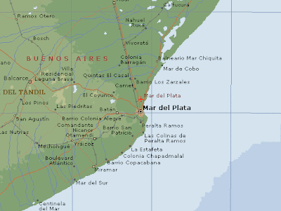 Mar del Plata Mapa Imagen
