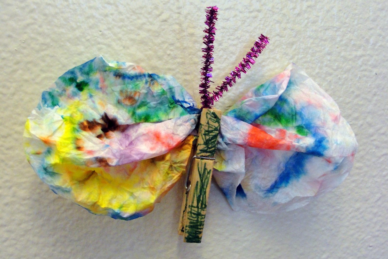 DIY for Mommies Coffee Filter Butterflies