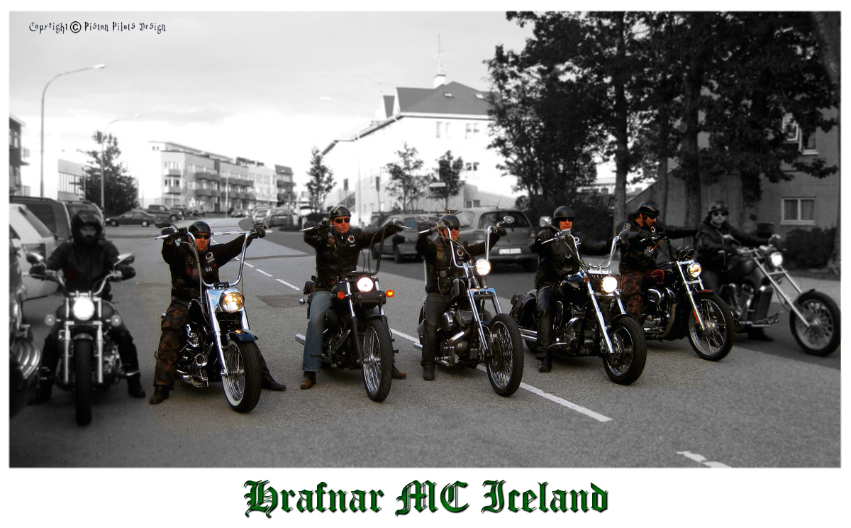 Piston Pilots Choppers Reykjavik Bikers...