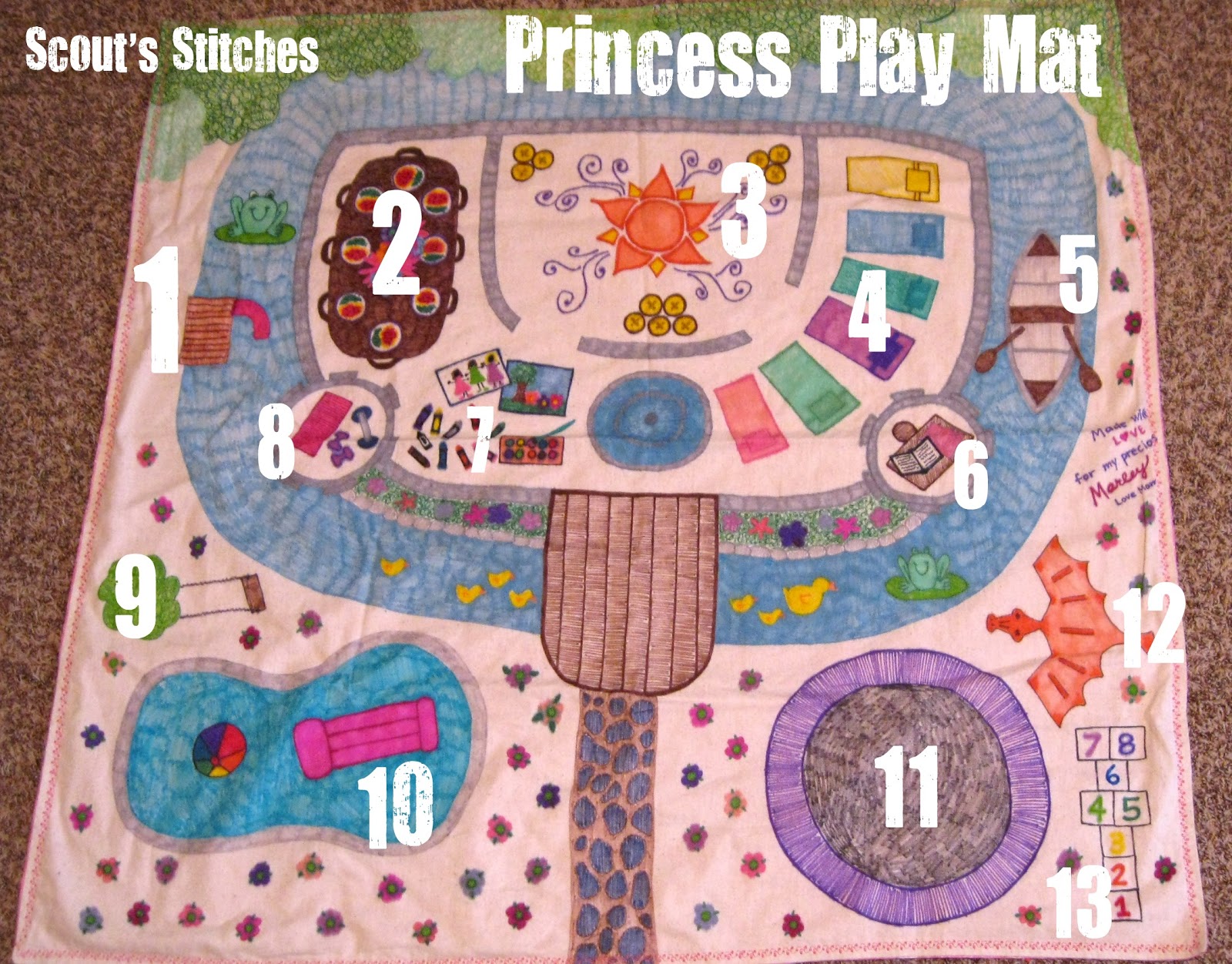 All The Joy Princess Play Mat