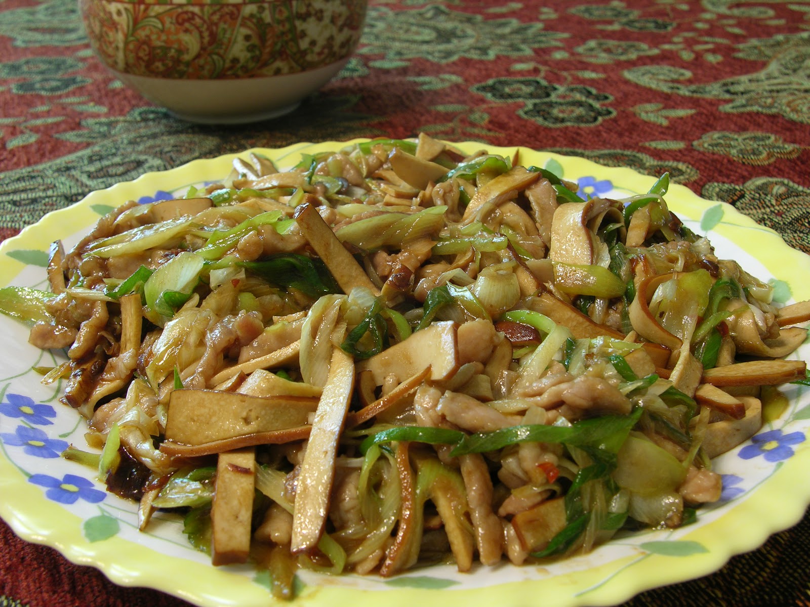 Fun Chinese Cooking Spring Tulip's Recipes Stir Fried Bean Curd with
