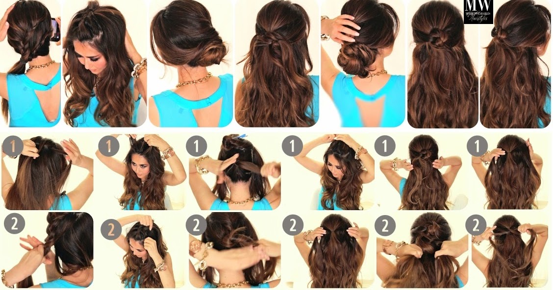 6 Easy Lazy Hairstyles | How to 5 Minute Everyday Hairstyles - DIY