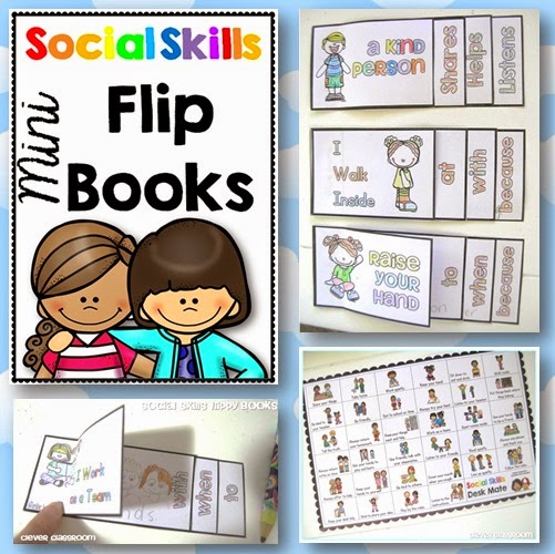 Social Skills Mini Flippy Books  Developing desired expectations both at the beginning of the year and throughout is a vital foundation in any classroom. 