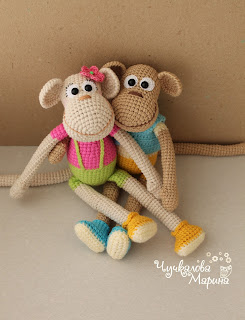 monkey crochet pattern