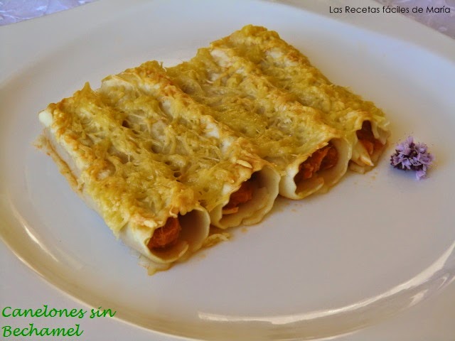 Canelones Sin Bechamel, Receta Light
