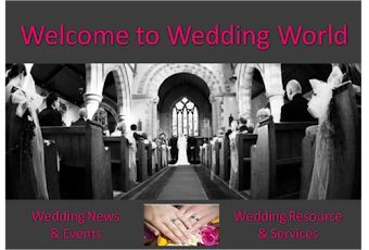 Wedding World - Resource Website