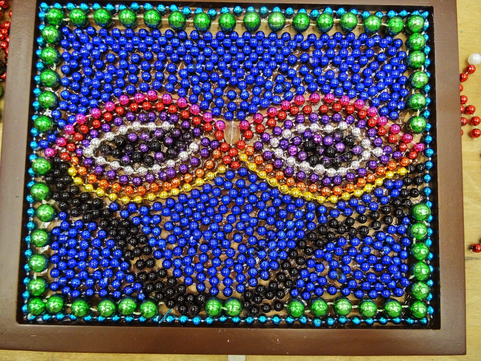 There's a Dragon in my Art Room Bead Mosaics Louisiana Style the