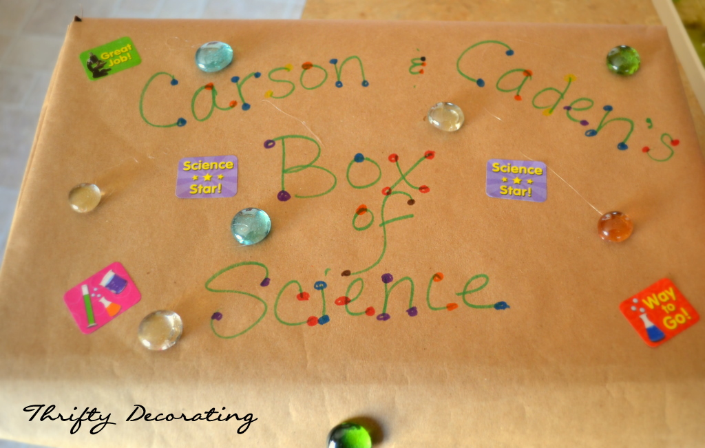 Thrifty Decorating: Science in a box