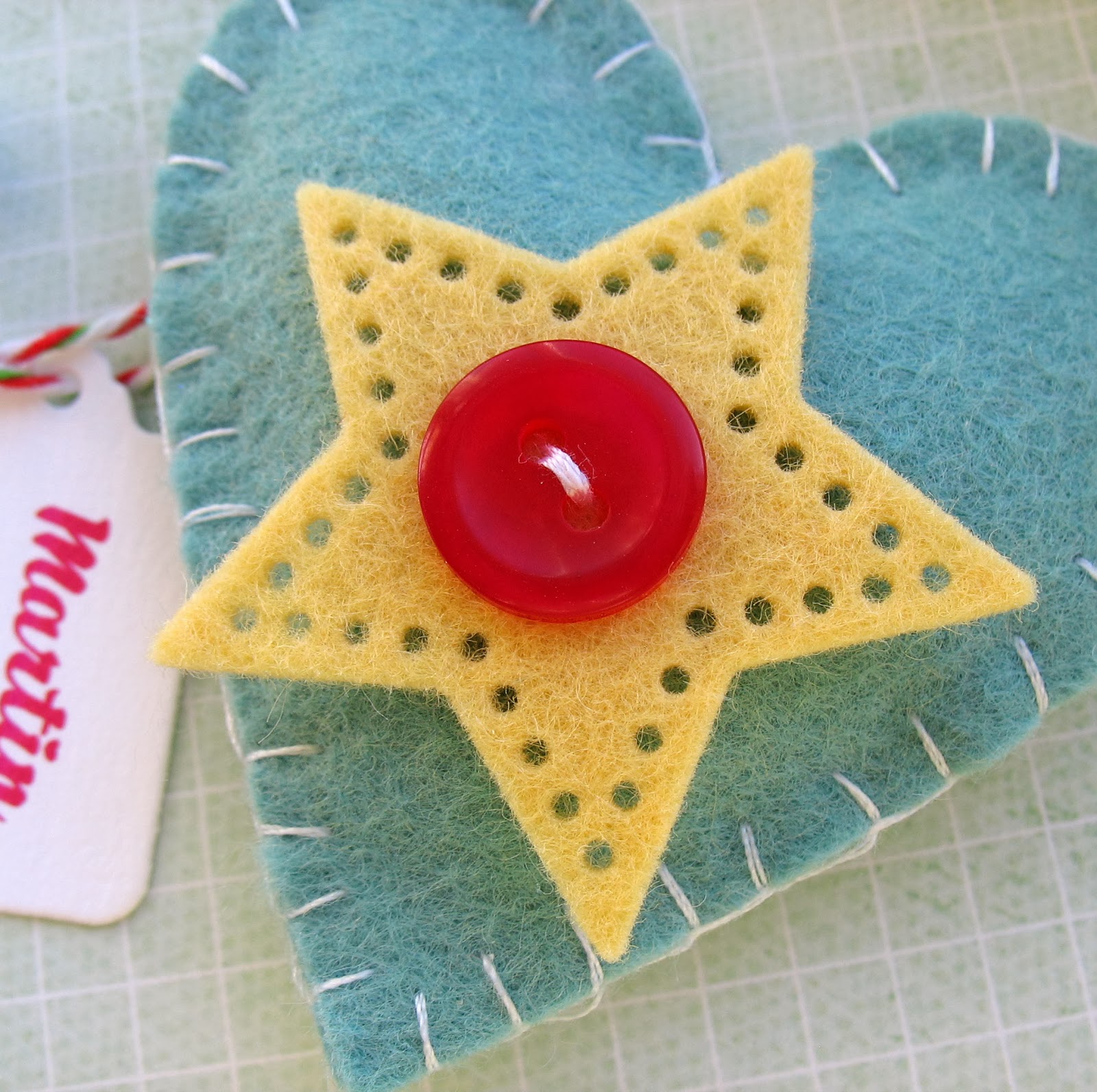 CardBlanc by Kathy Martin Handmade Felt Ornament