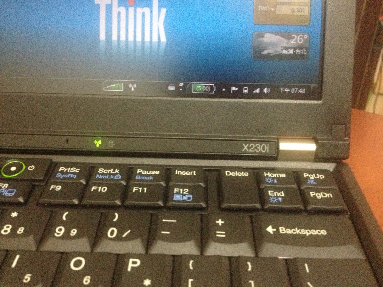 三太子上身的痴漢水球2 0 Thinkpad X230 改 不圖今日復見漢官威儀