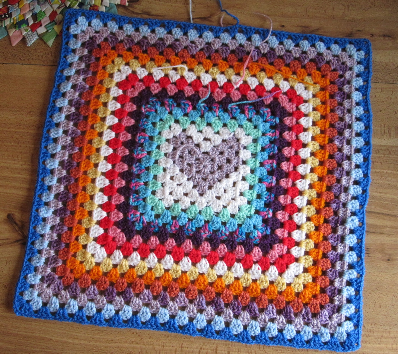 Lively Crochet Rhythmic Youth Granny Square Hearts