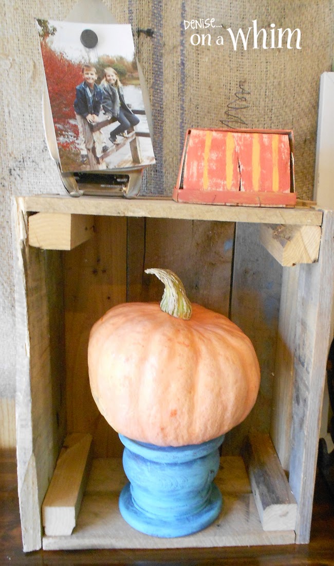 Painted Berry Box Pumpkins from Denise on a Whim